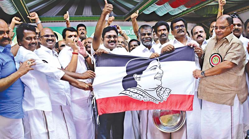 டி.டி.வி.தினகரன் கொடிக்கு ஆட்சேபம் தெரிவித்து அதிமுக வழக்கு!