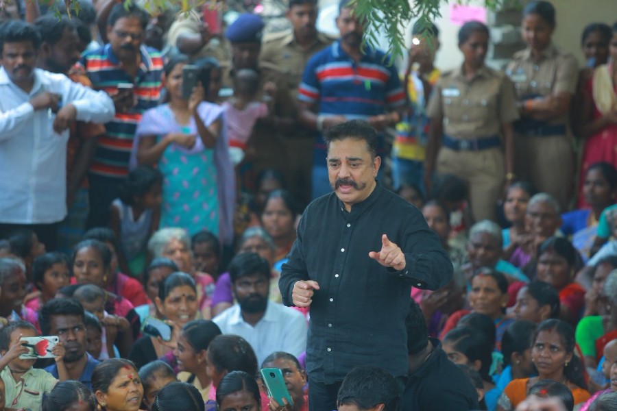 தூத்துக்குடி ஸ்டெர்லைட் ஆலைக்கு எதிரான போராட்ட களத்தில் கமல்!