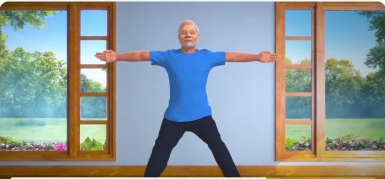 உலக யோகா தினத்தை வரவேற்க அனிமேஷன் வீடியோ வெளியிட்ட பிரதமர் மோடி..!