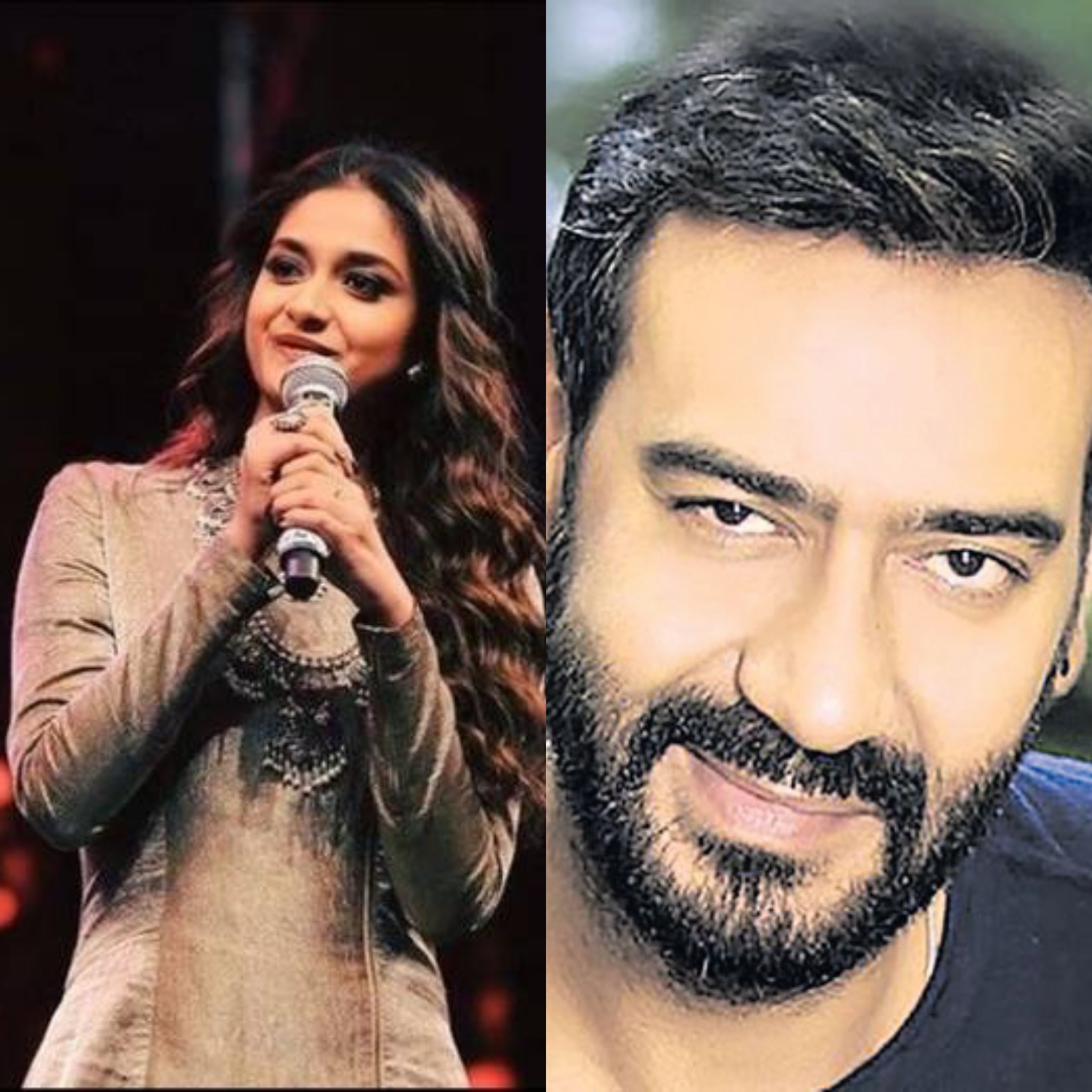 பிகில் விஜய் போல அஜய்தேவ்கானும் கால்பந்து பயிற்சியாளராக  களமிறங்கும் மைதான்  படத்தில் ஜோடி  கீர்த்தி சுரேஷ்..!