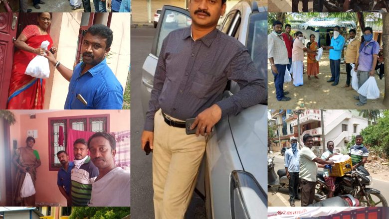 தன் பிறந்த நாளில் 250 குடும்பங்களுக்கு கொரானா நிவாரண பொருட்களை வழங்கிய மயிலாடுதுறை ரஜினி ரசிகர்!