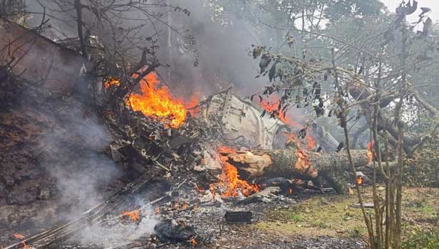 ஹெலிகாப்டர் விபத்துக்கான காரணம் என்ன?- நுண்ணறிவு பிரிவு அதிகாரிகள் 3 கோணங்களில் விசாரணை!