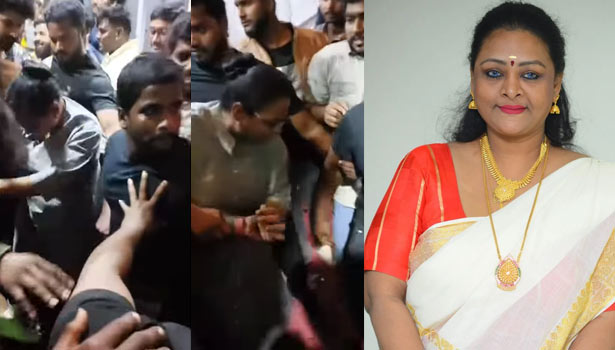ரசிகர்கள் கூட்டத்தில் சிக்கிய ஷகிலா!