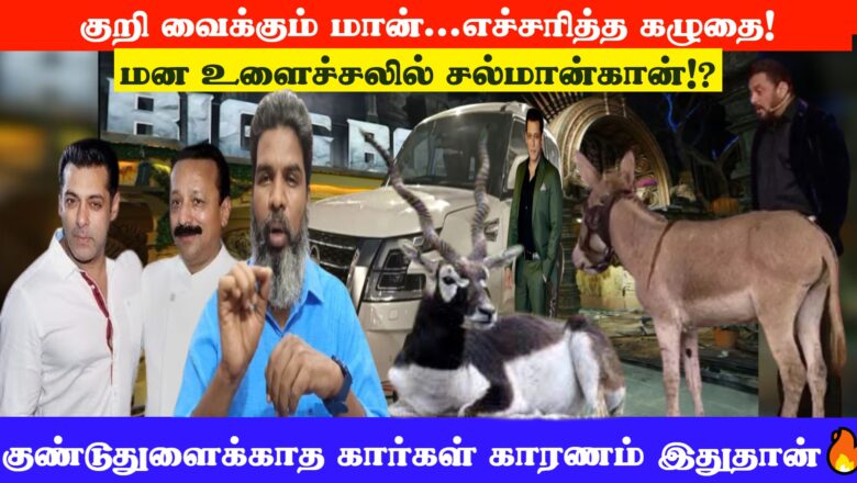 குறி வைத்த மான், எச்சரித்த கழுதை, குண்டு துளைக்காத கார் மன உளைச்சலில் சல்மான்கான்!? Exclusive news