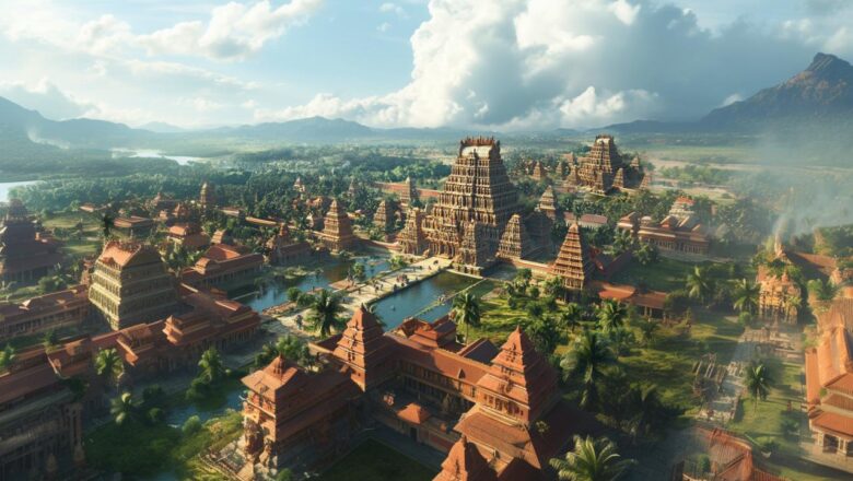 கவனம் ஈர்க்கும் ‘நாக பந்தம்’ படத்திற்கான பிரமாண்டமான அரங்கம்