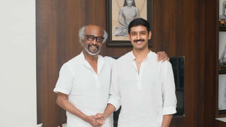 சிவாஜி பேரனை வீட்டுக்கு அழைத்து வாழ்த்திய ரஜினி!