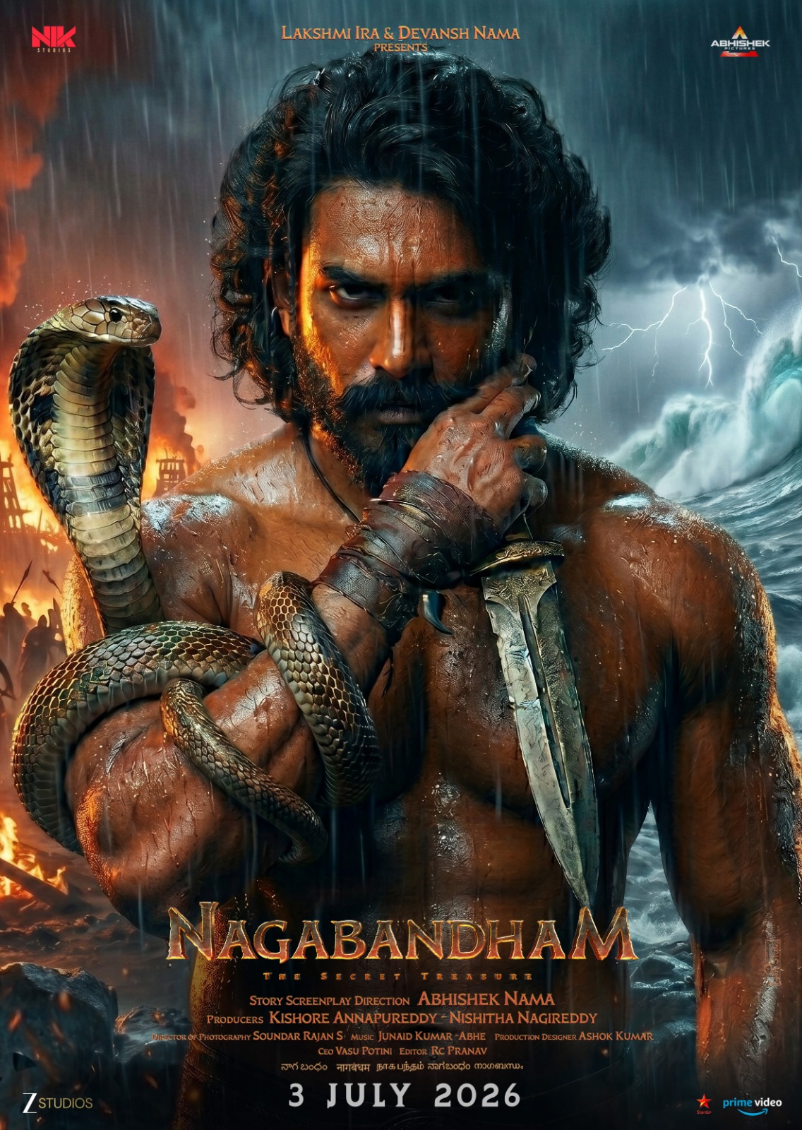 புராண அதிரடி சாகச படமான ‘நாக பந்தம்’ படத்தின் கவுண்டவுன் தொடங்கியது!