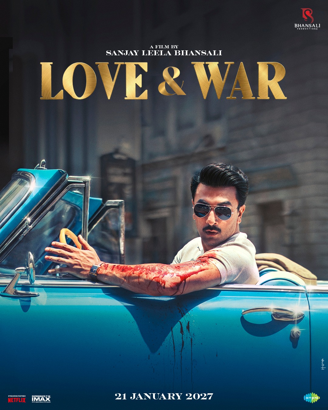 சஞ்சய் லீலா பன்சாலியின் ‘லவ் & வார் – Love & War’ படத்திற்காக ரன்பீர் கபூரின் அசத்தலான போஸ்டர் வெளியீடு!
